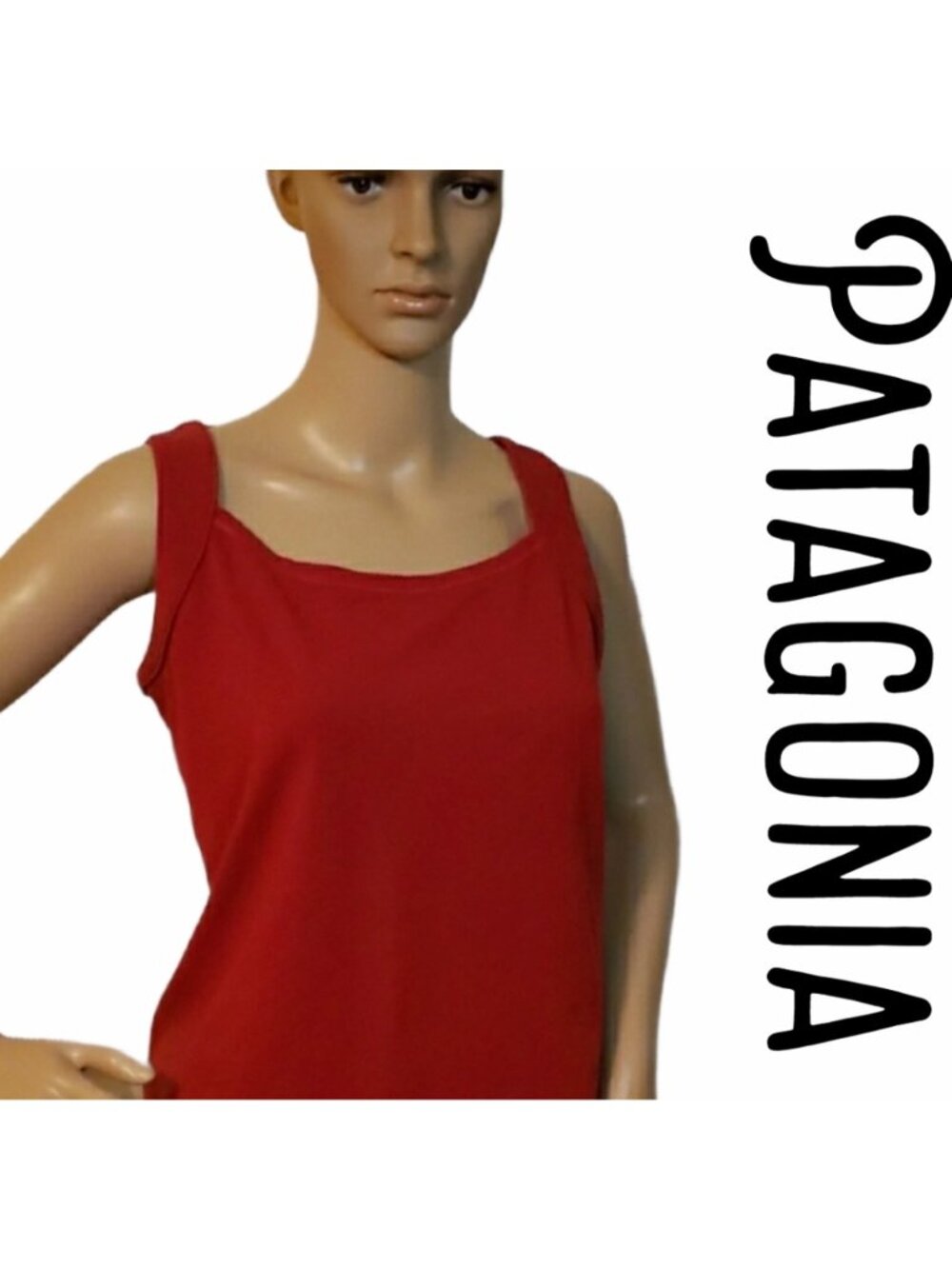 Patagonia Organic Cotton Blend Red Tank Top*Women’s Size Large *EUC